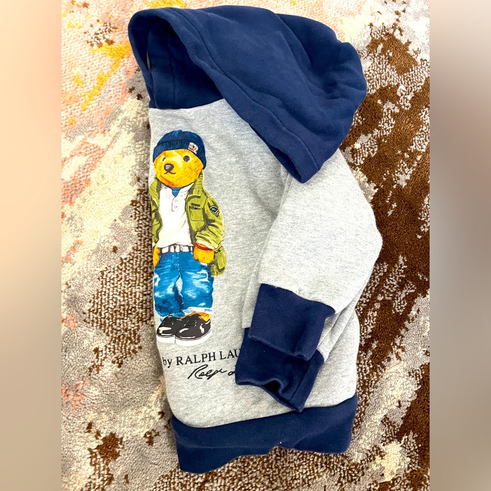 Polo bear fleece Hoddie